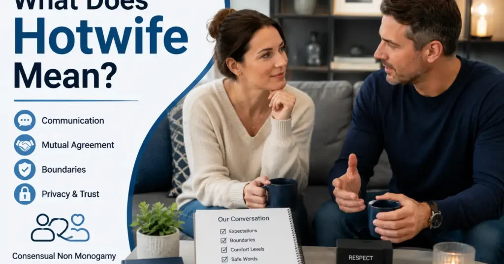What does hotwife mean, explained through consensual non monogamy, communication, mutual agreement, boundaries, and trust.