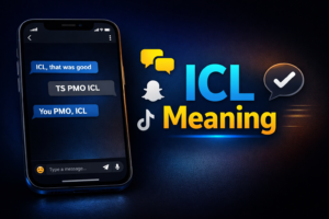 ICL meaning in text explained with examples from Snapchat and TikTok conversations