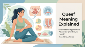 Woman practicing yoga while learning about queef meaning