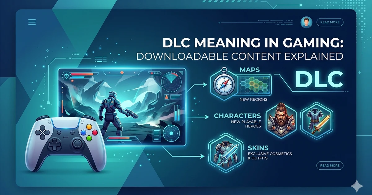 DLC meaning explained in gaming with examples of downloadable content types