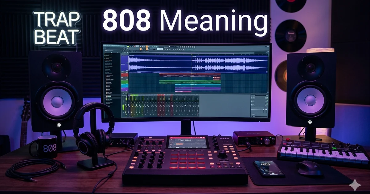 808 music production bass setup