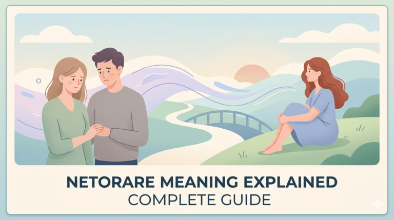 llustration of emotional relationship tension representing netorare meaning in storytelling