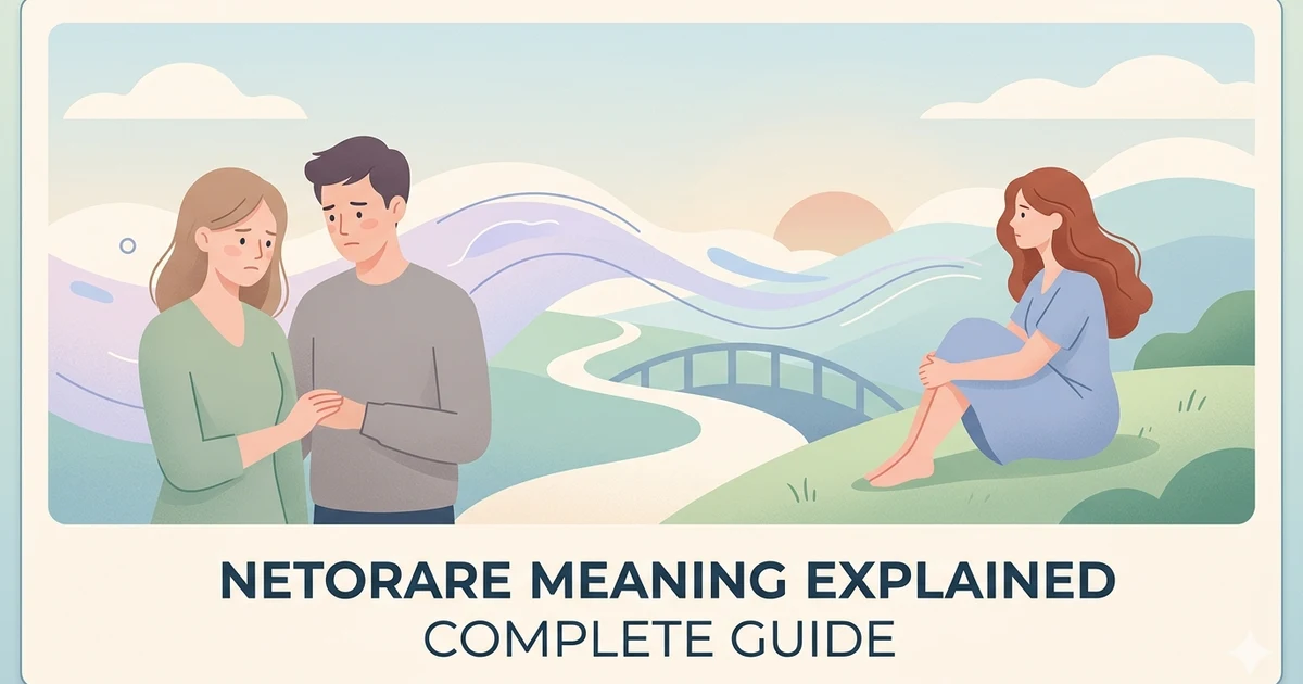 llustration of emotional relationship tension representing netorare meaning in storytelling