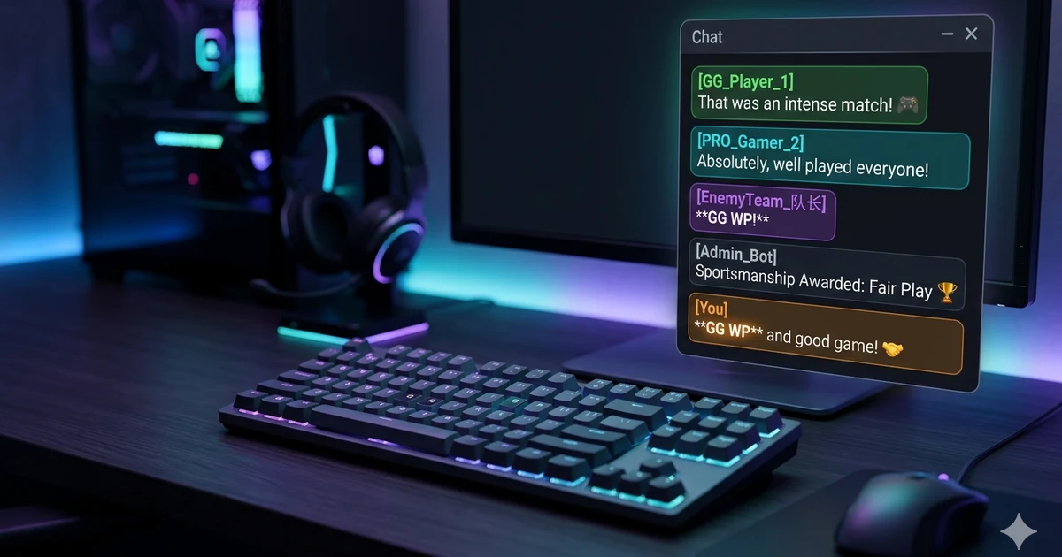 GG WP meaning explained in online gaming chat