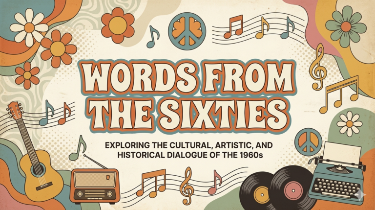Words from the sixties examples and meanings in a simple guide
