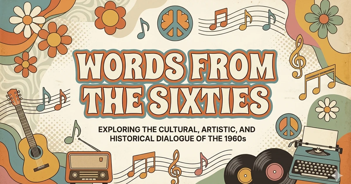 Words from the sixties examples and meanings in a simple guide