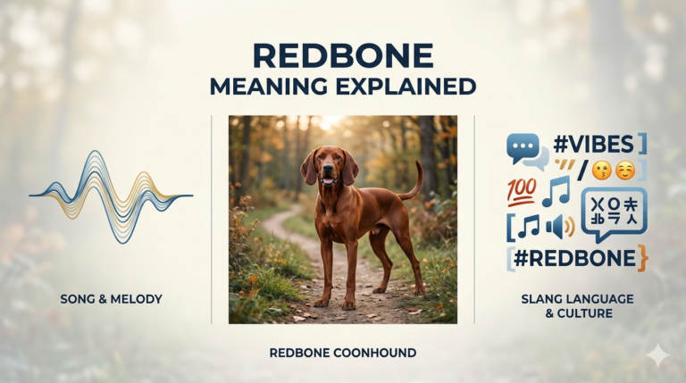 Redbone meaning explained with music, dog breed, and slang context