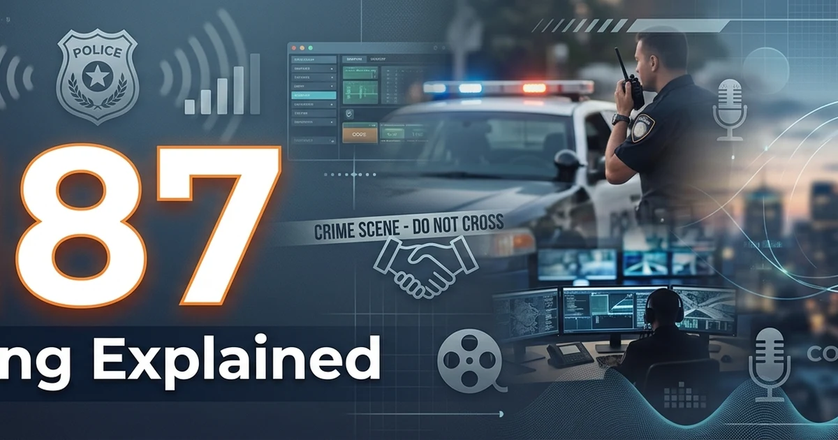 Explanation of the meaning of 187 in police codes, slang, texting, and popular culture