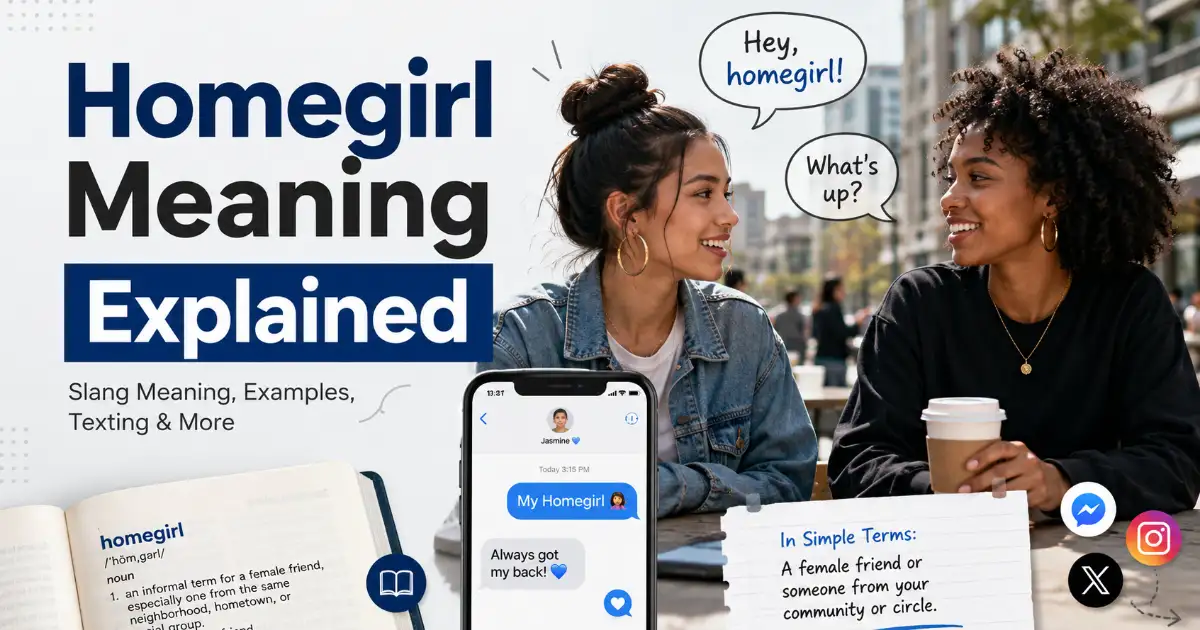 Homegirl meaning explained with a female friend using a smartphone in a casual city setting