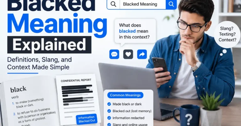 Blacked meaning explained with different language and slang contexts