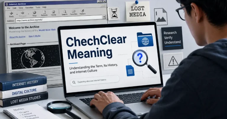 ChechClear meaning explained through an early internet history and digital media research concept