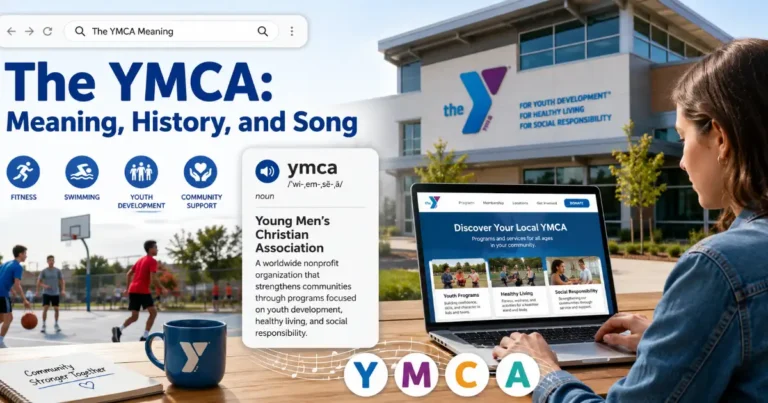 The YMCA meaning and history with a person researching the organization and famous song
