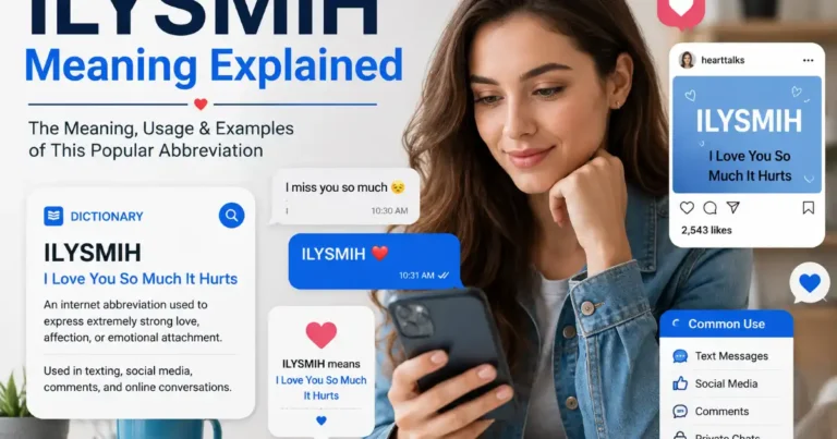 ILYSMIH meaning explained with a texting and social media example