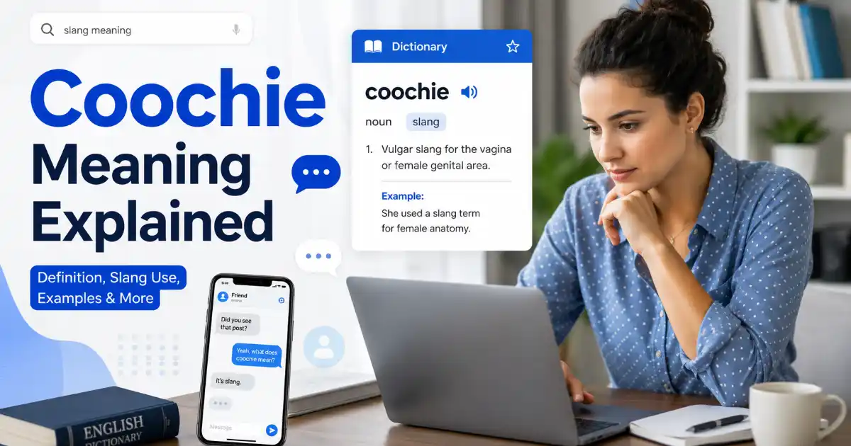 Coochie meaning explained with a digital dictionary and slang definition