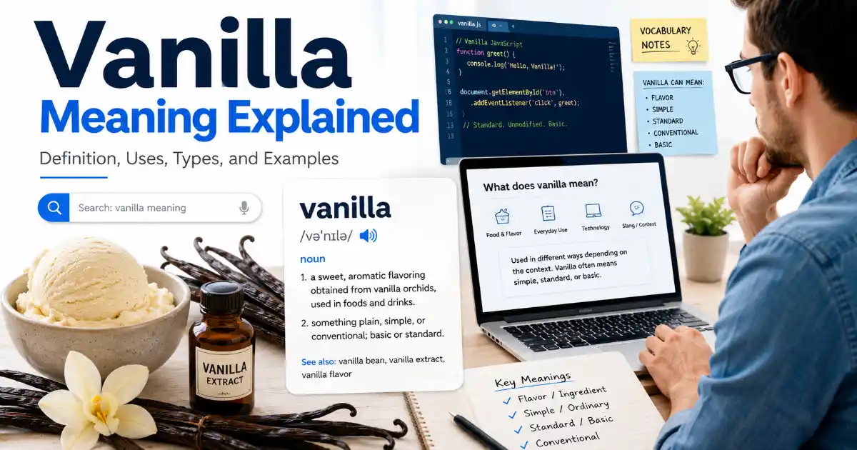 vanilla-meaning