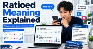 Ratioed meaning explained with a social media engagement comparison