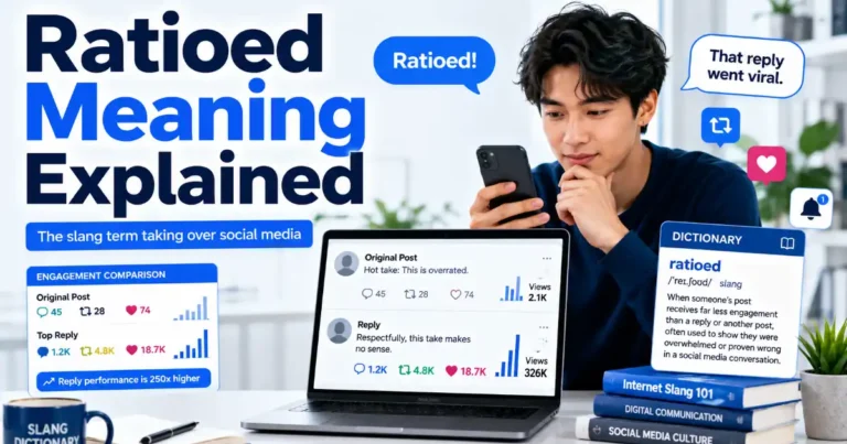 Ratioed meaning explained with a social media engagement comparison