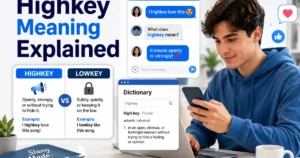 Highkey meaning explained in a modern social media and texting scene
