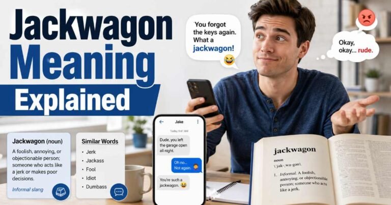 Jackwagon meaning explained with examples and slang context