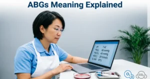 ABGs arterial blood gases test explained with common blood gas measurements