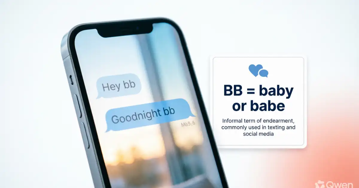 BB meaning in text and texting slang