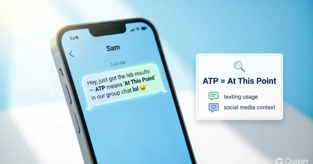 ATP meaning in text and social media