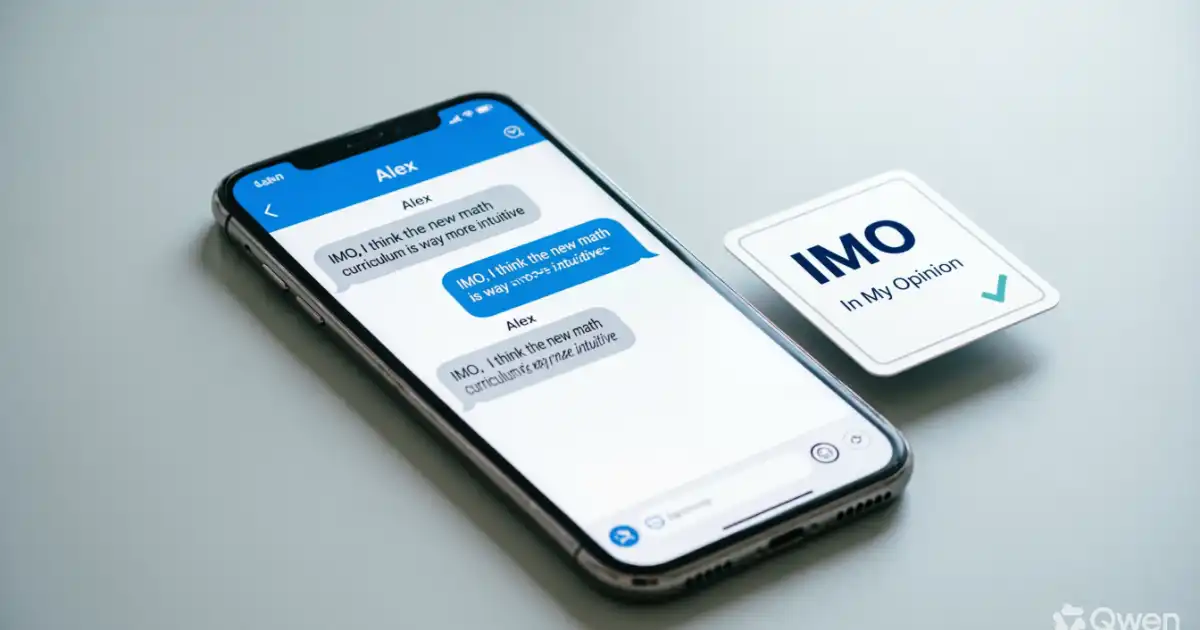 IMO meaning in text and online