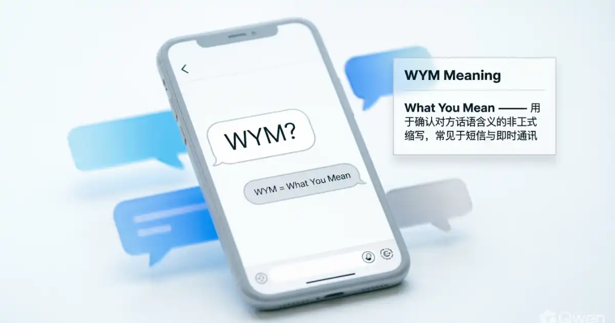WYM meaning in text and social media