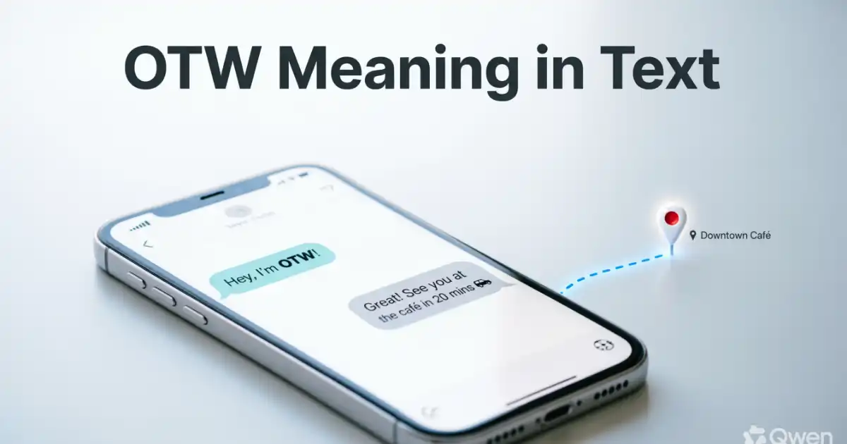 OTW meaning in text and texting examples