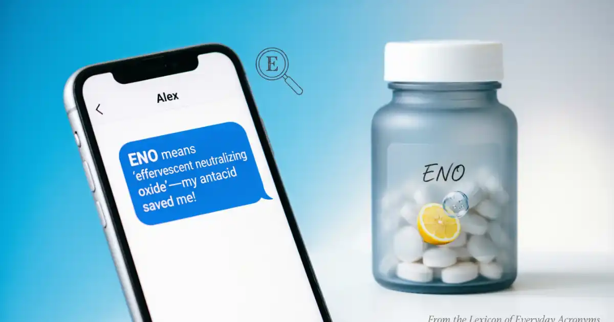 ENO meaning in text and online