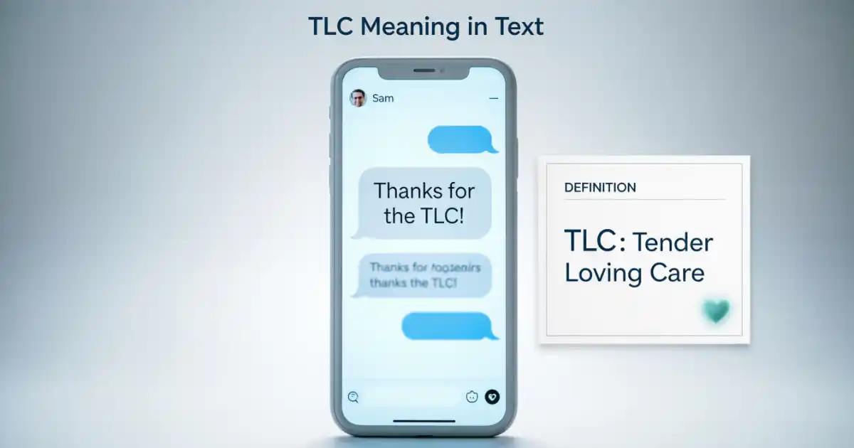 TLC meaning in text and texting