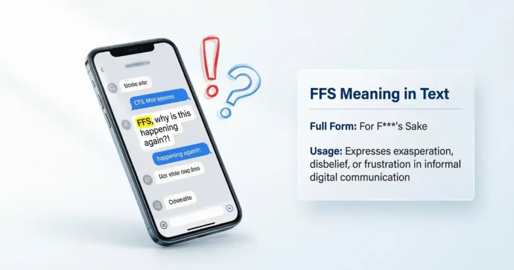 FFS meaning in text and slang