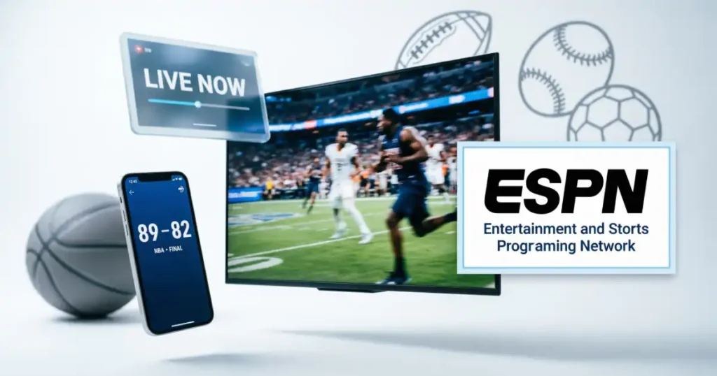 ESPN sports network and streaming app guide