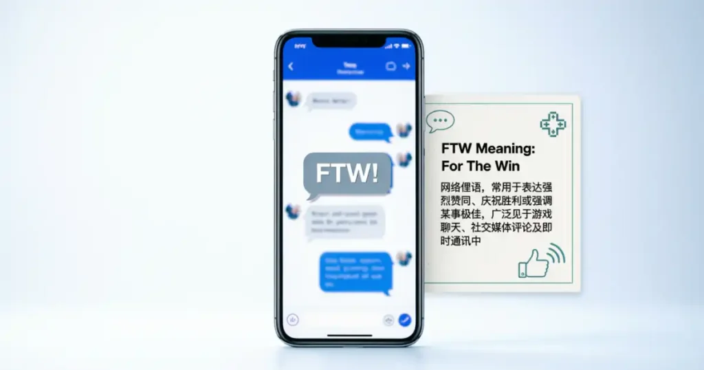 FTW meaning in text and online slang