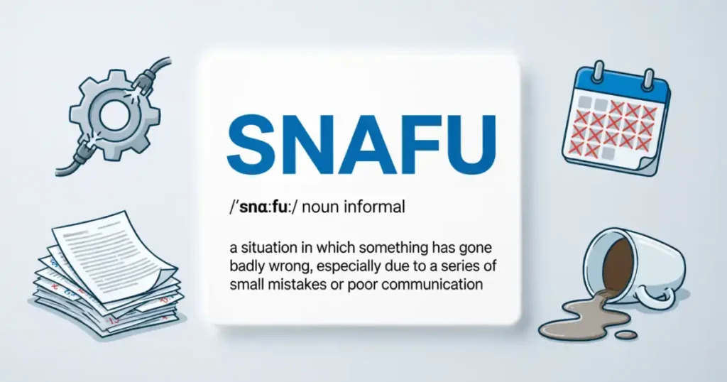 SNAFU meaning and definition explained
