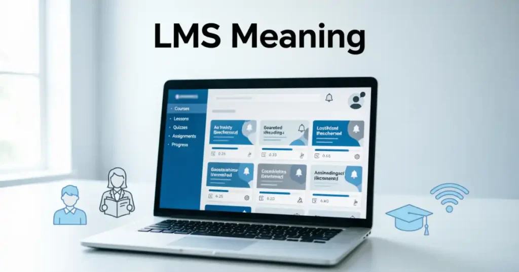 LMS Learning Management System for online education