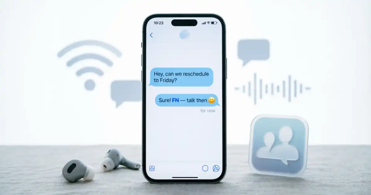 FN meaning in texting and online conversations