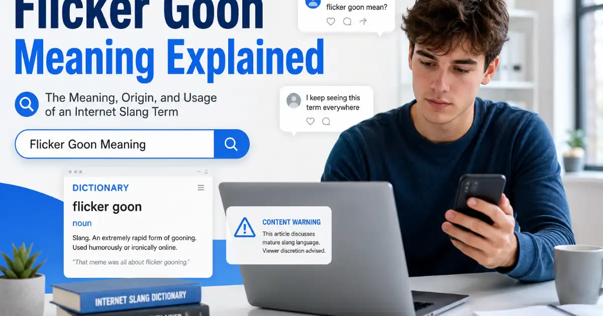 Flicker goon meaning explained in an internet slang guide